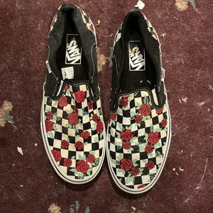 Original vans rose sneakers.  With only twice